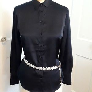 Pearl and Gold Chain Link Belt